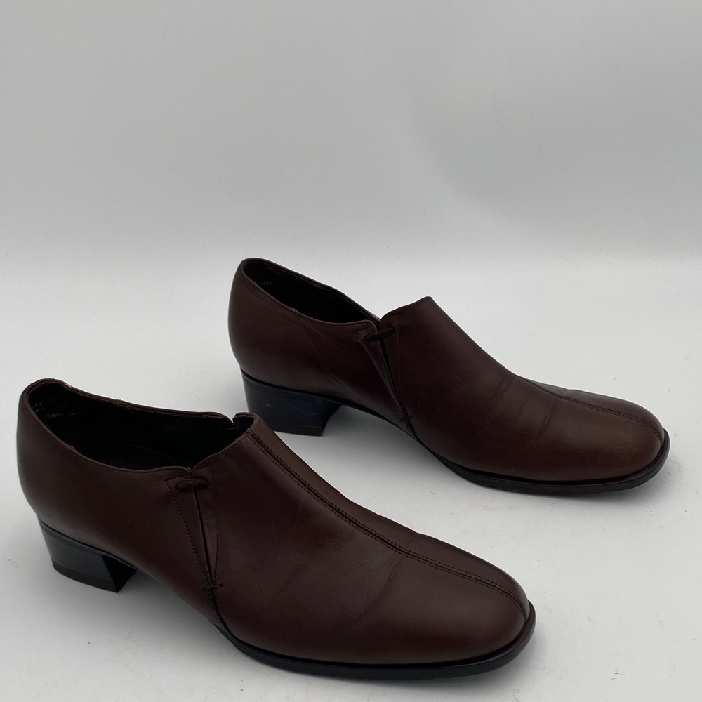 Vintage Munro Classic Brown women Loafer moccasin 9M leather casual office y2k